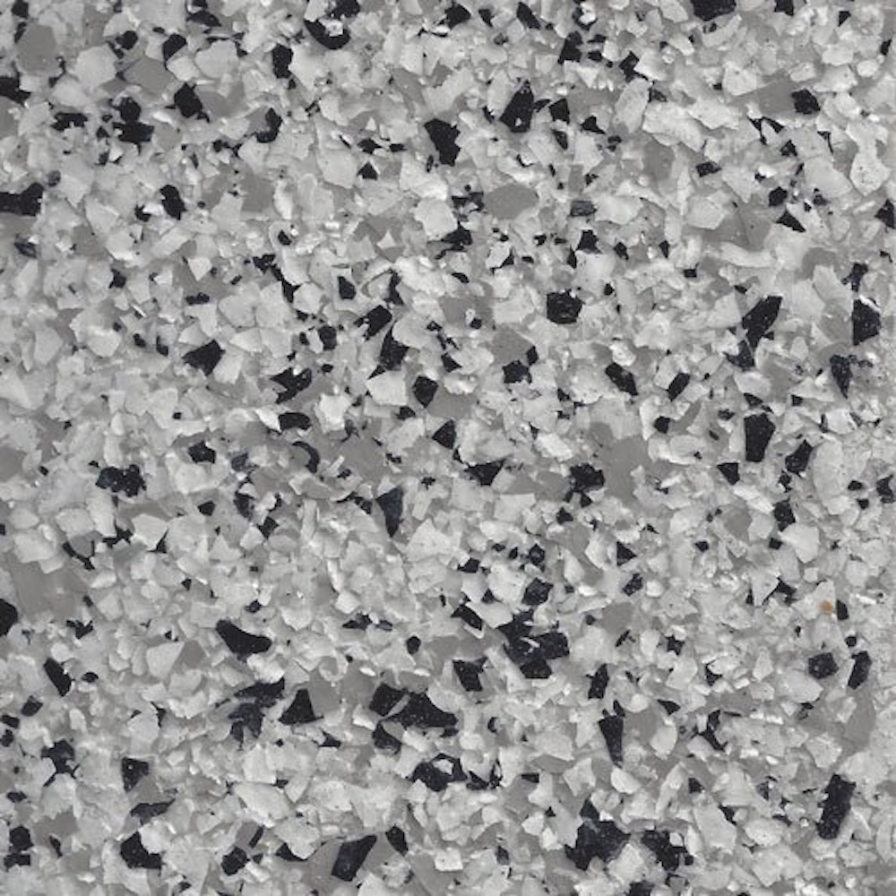 Epoxy Vinyl Flake in 'Whisper Ashen'